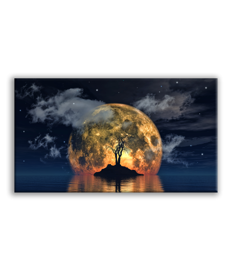 Obraz měsíc strom