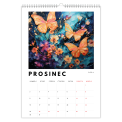 Kalendář Motýli