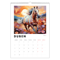 Kalendář Koně a květiny