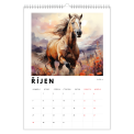 Kalendář Koně a květiny